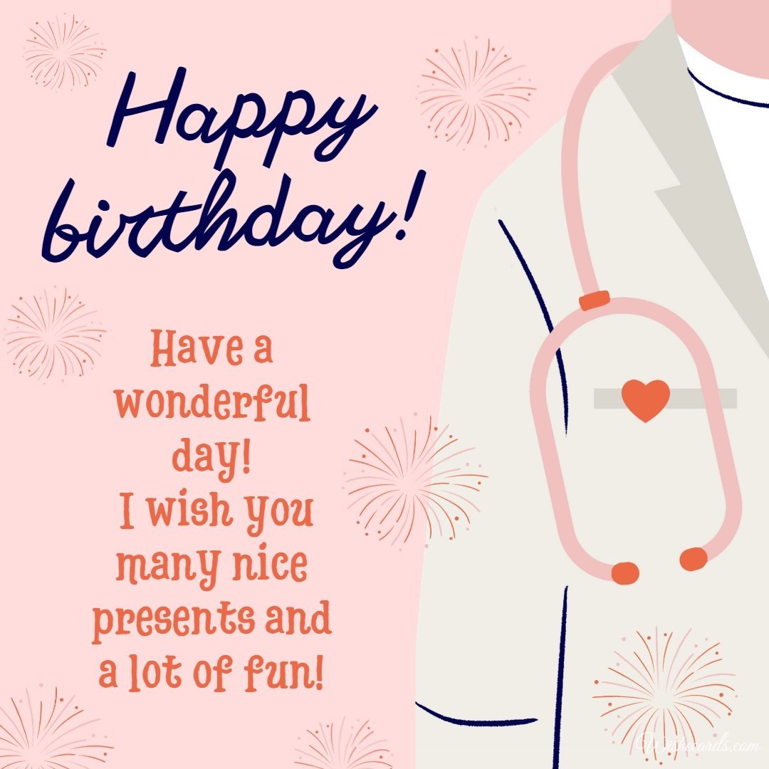 Nice Happy Birthday Cards For Medic
