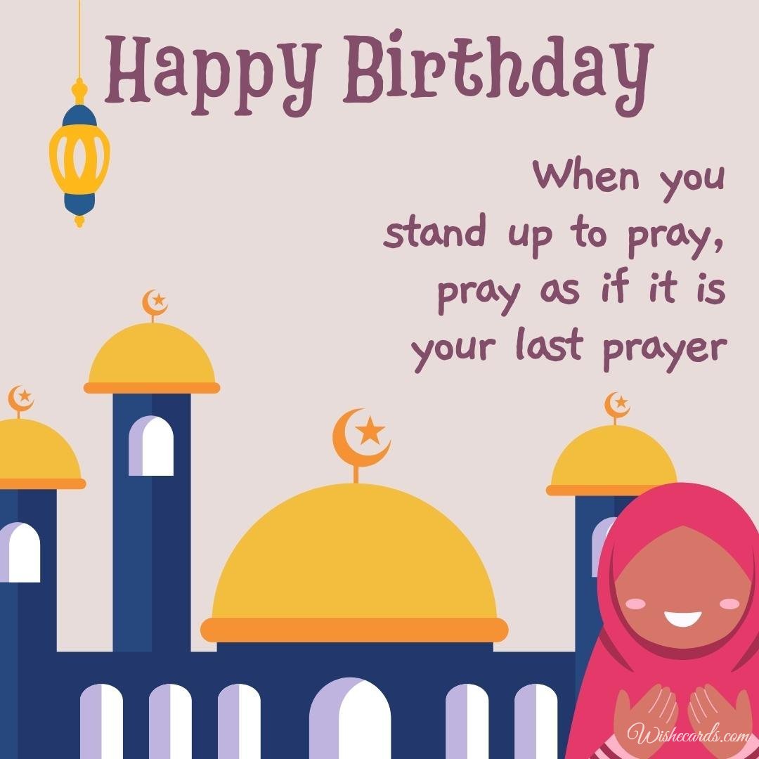 Birthday Greeting Muslim Ecard
