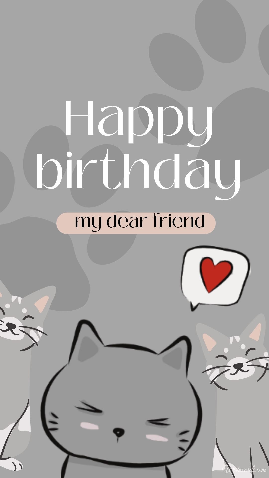 Birthday Greeting for Cat Lovers