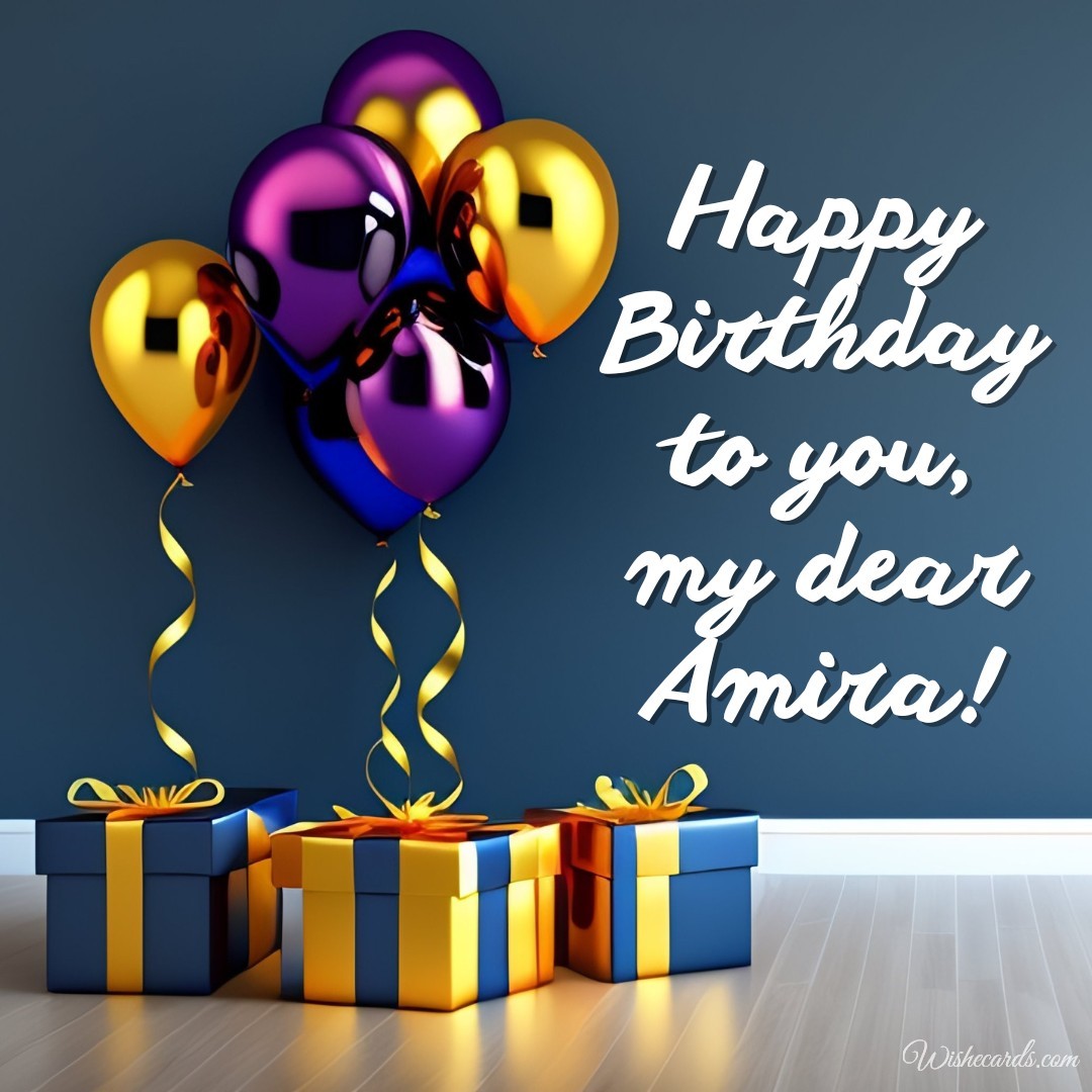 Birthday Image for Amira