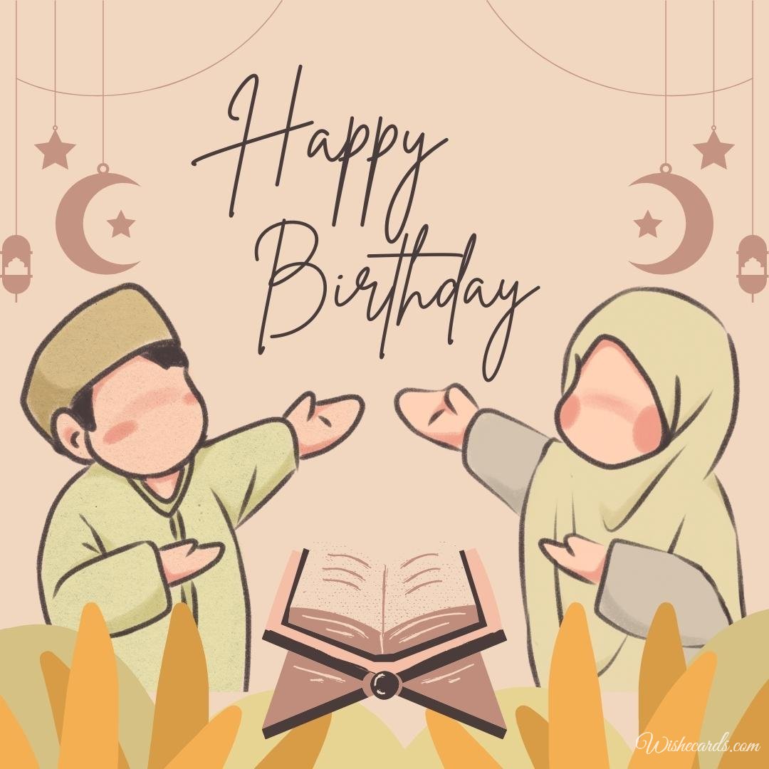 Birthday Muslim Ecard