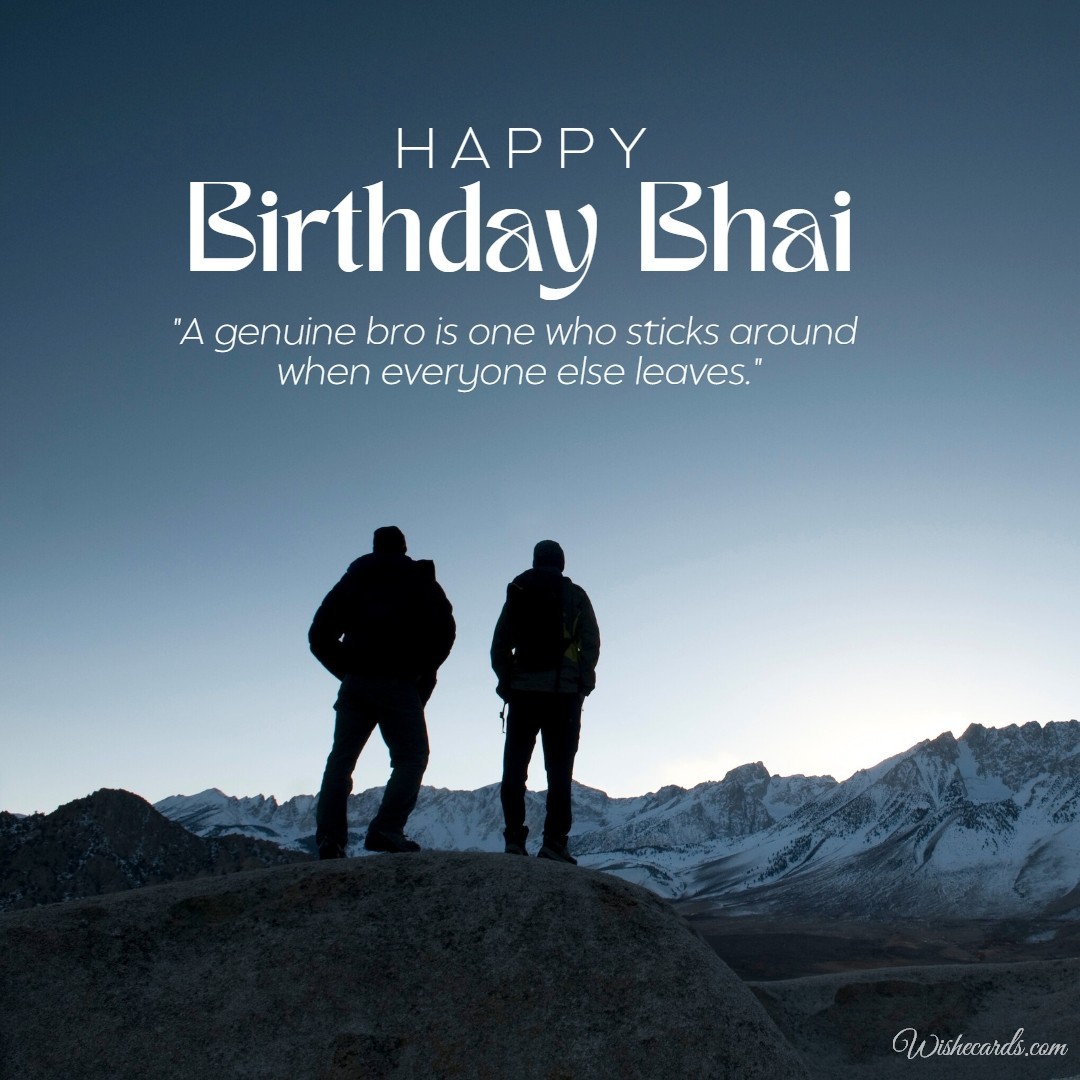 Birthday to You Bhai