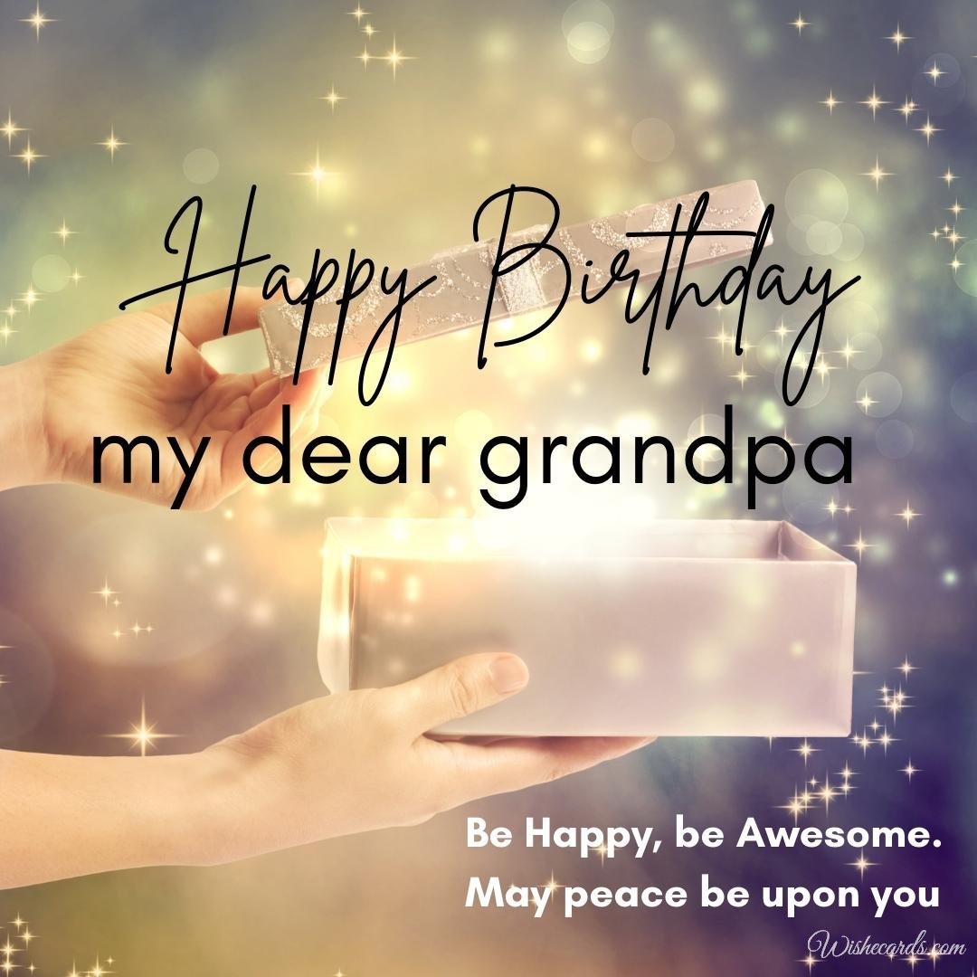 Birthday Wish Card for Grandpa