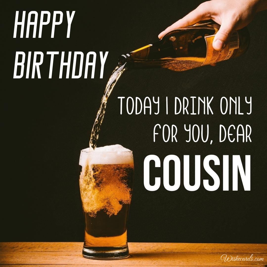 Birthday Wish Ecard for Cousin