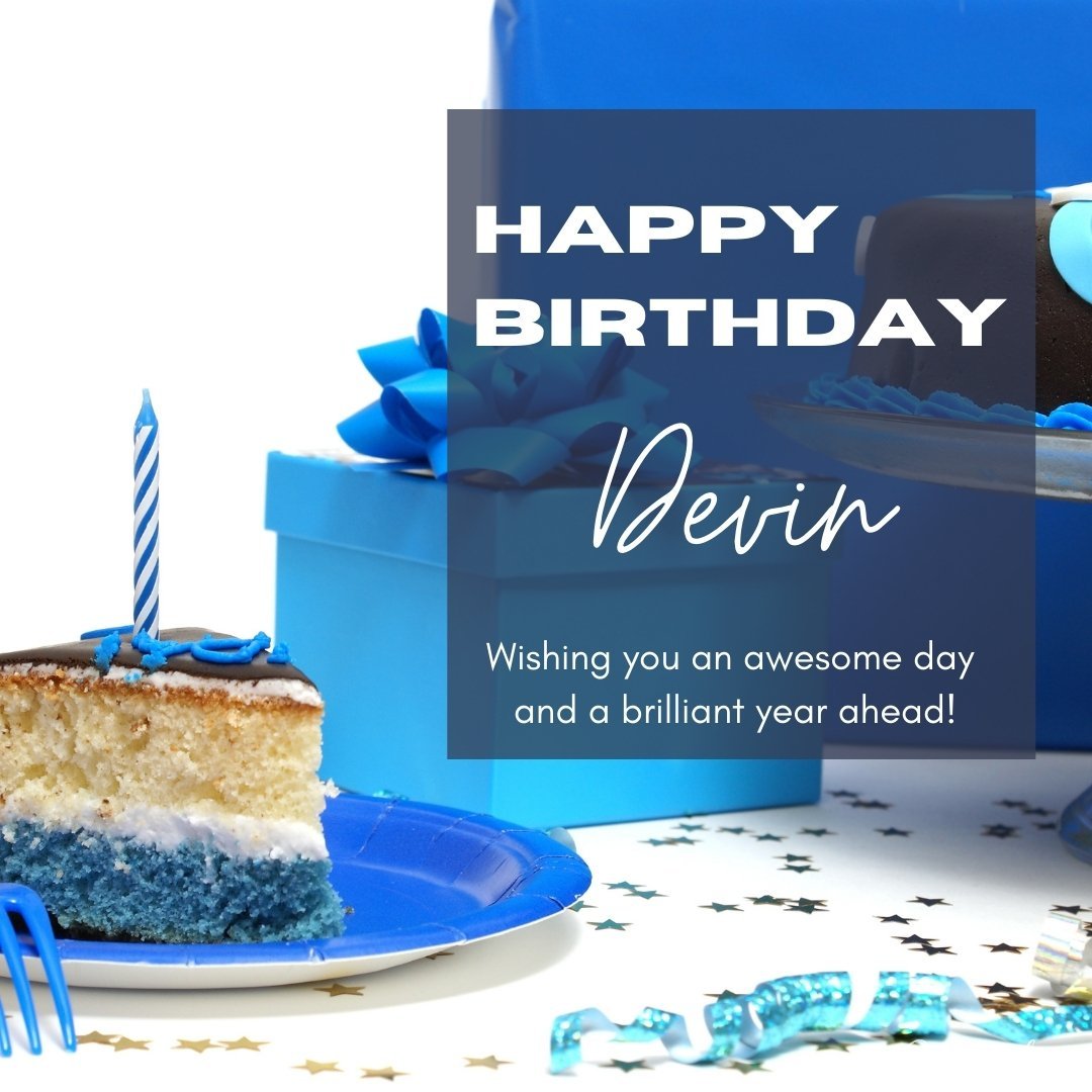 Birthday Wish Ecard For Devin