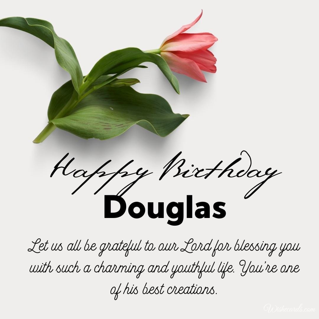 Birthday Wish Ecard For Douglas
