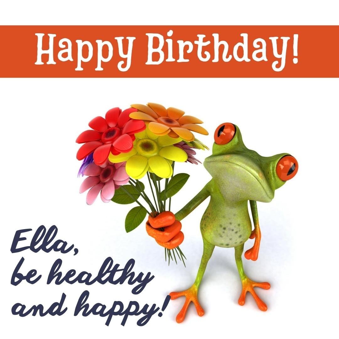 Birthday Wish Ecard For Ella