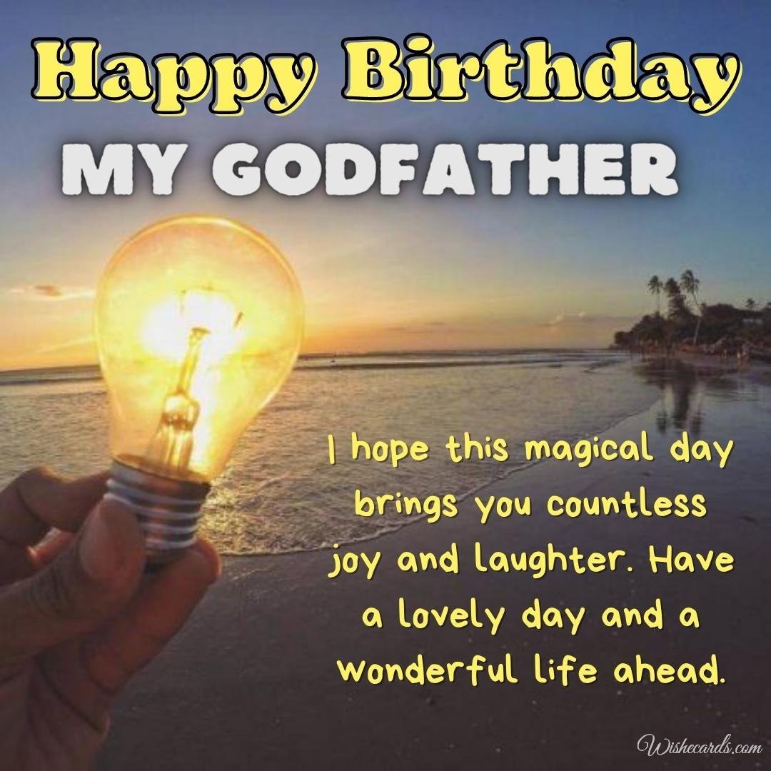 Birthday Wish Ecard For Godfather