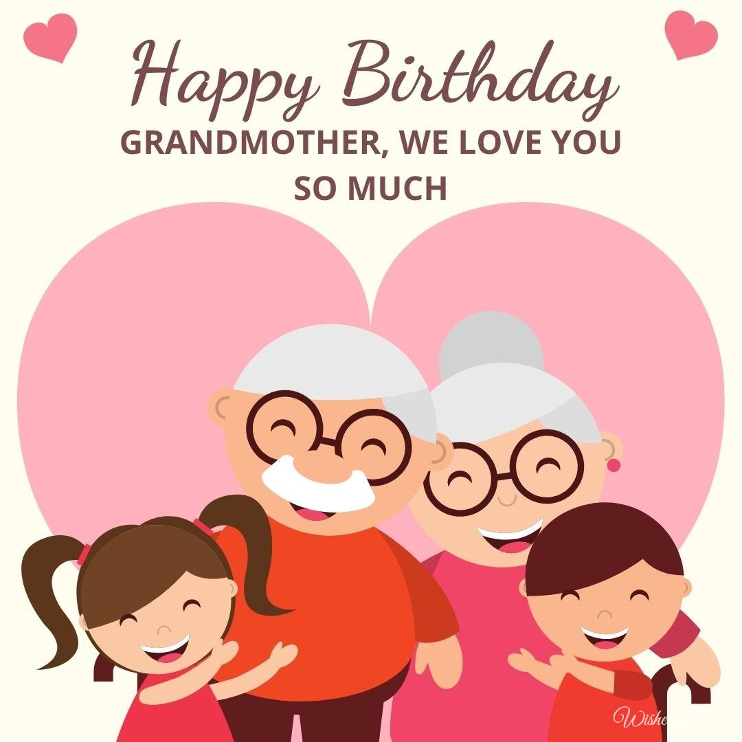 Birthday Wish Ecard For Grandmother