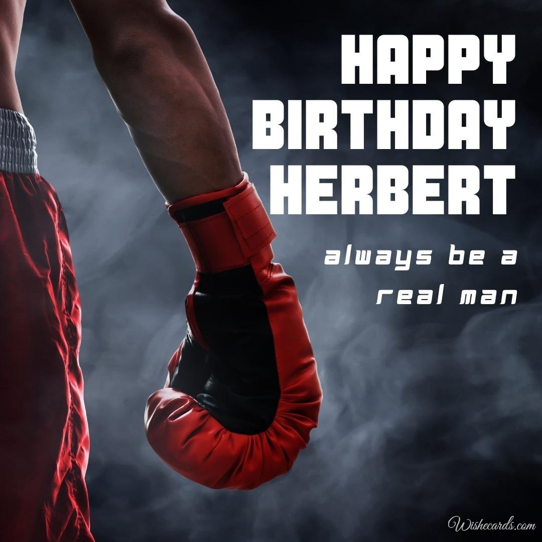 Birthday Wish Ecard For Herbert
