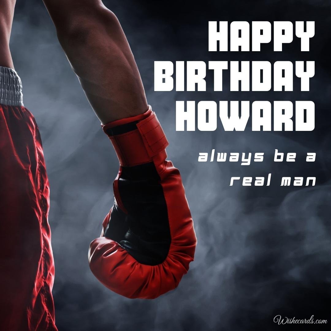 Birthday Wish Ecard For Howard
