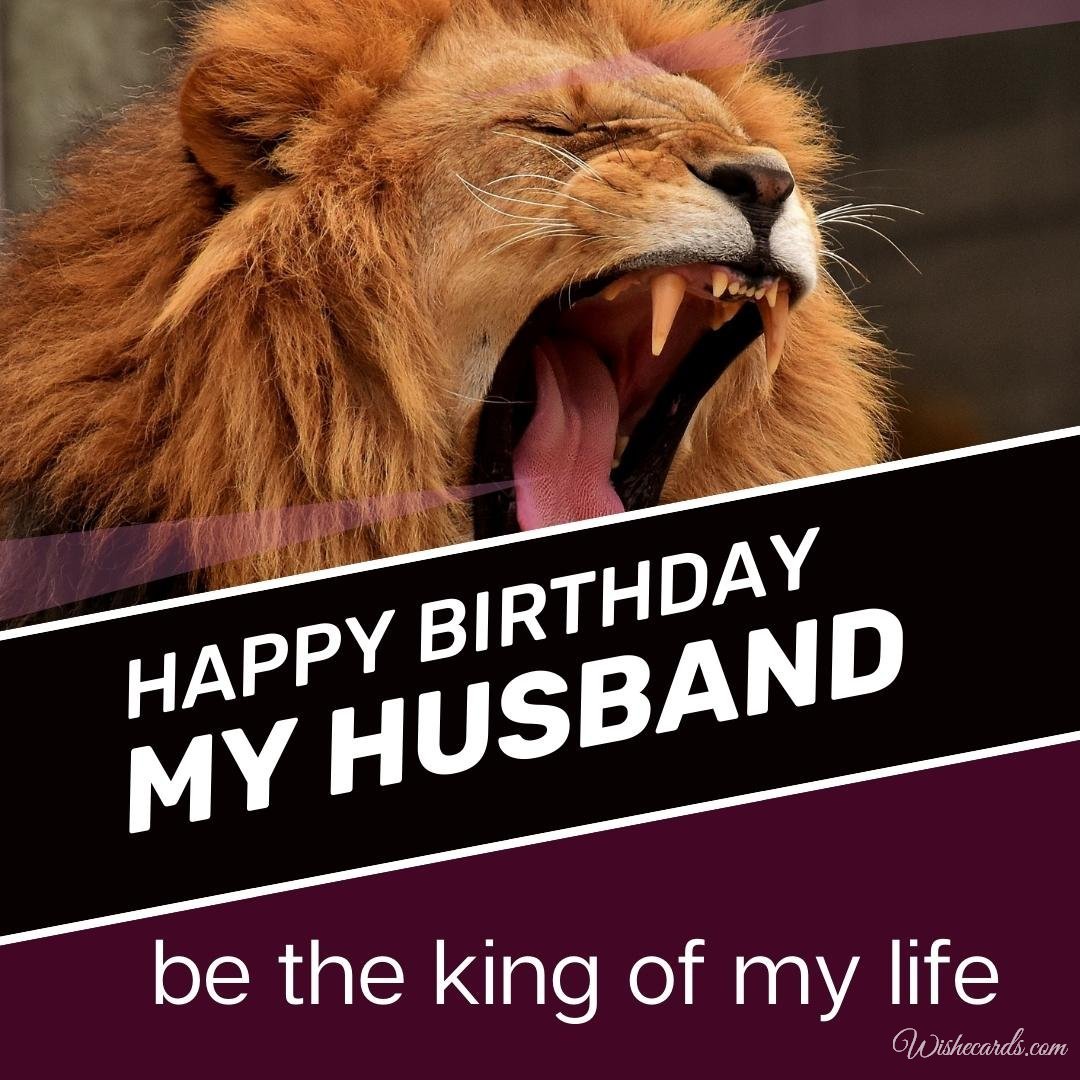 Birthday Wish Ecard For Husband