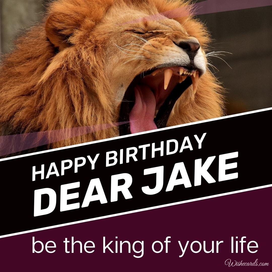 Birthday Wish Ecard for Jake
