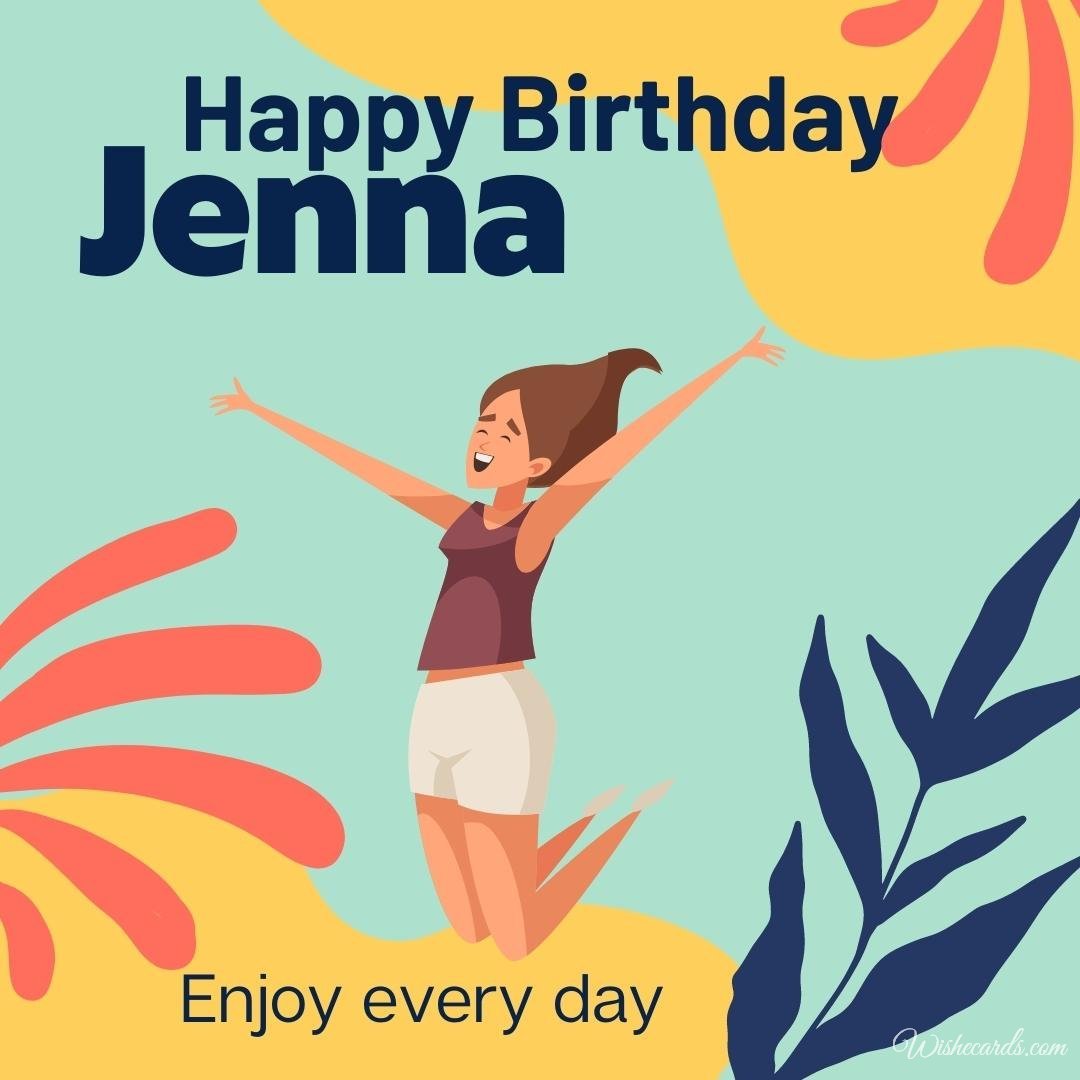 Birthday Wish Ecard For Jenna