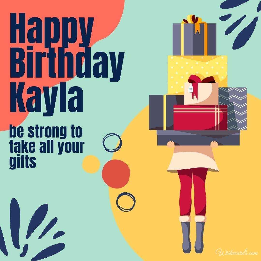 Birthday Wish Ecard For Kayla