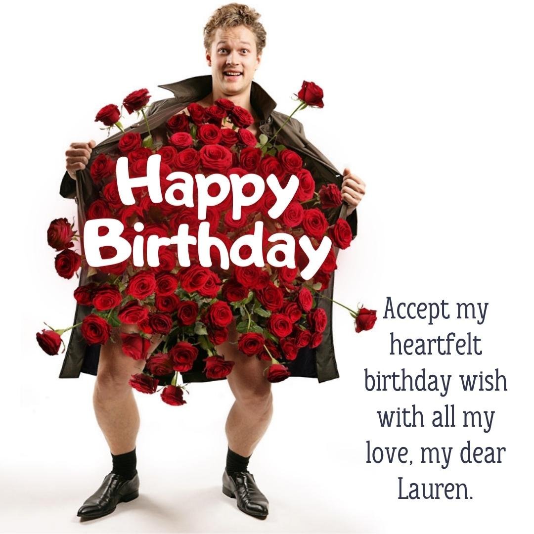 Birthday Wish Ecard For Lauren