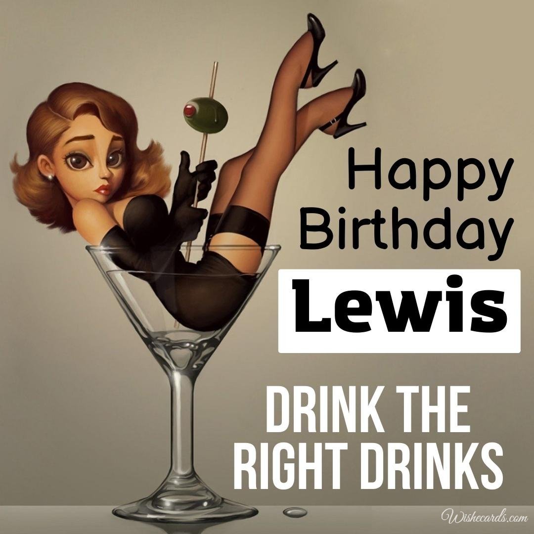 Birthday Wish Ecard For Lewis