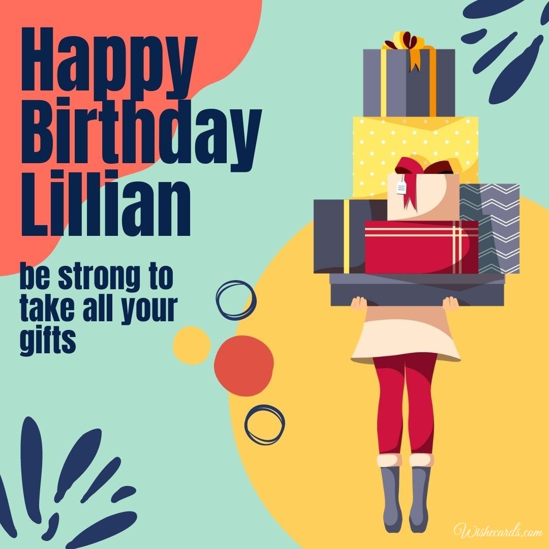 Birthday Wish Ecard For Lillian
