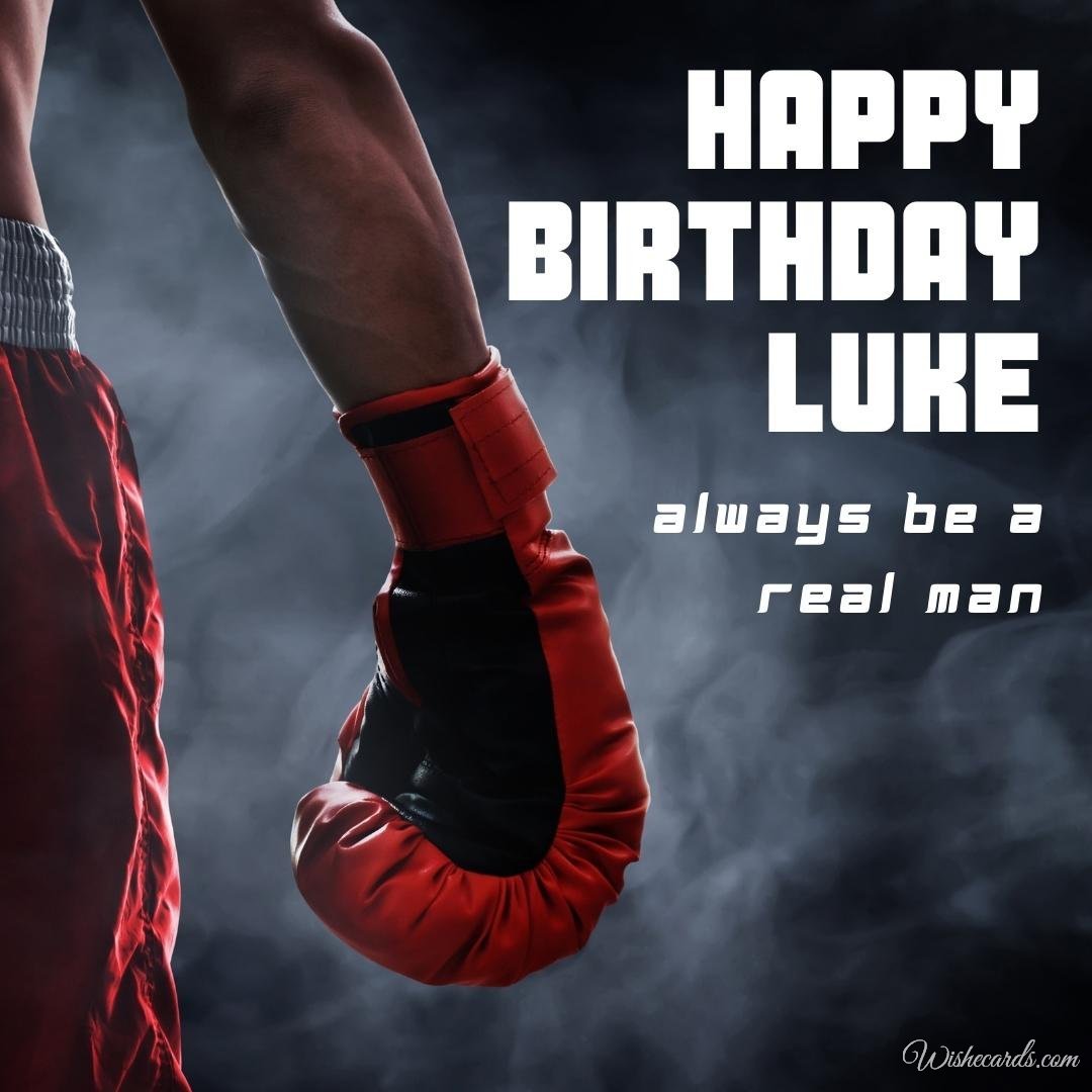 Birthday Wish Ecard For Luke