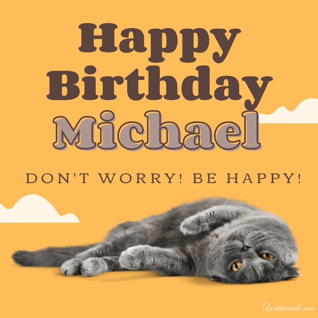 Birthday Wish Ecard For Michael