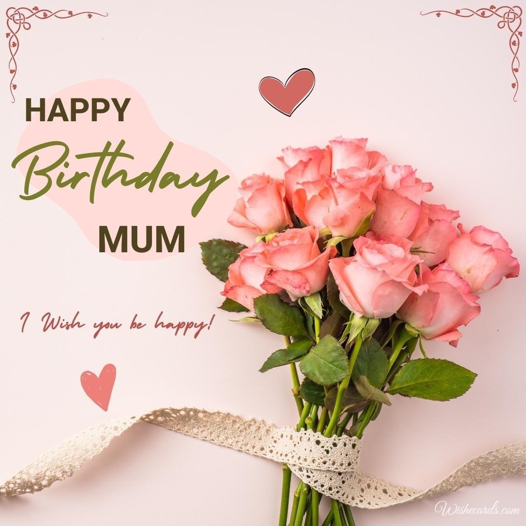 Birthday Wish Ecard For Mum