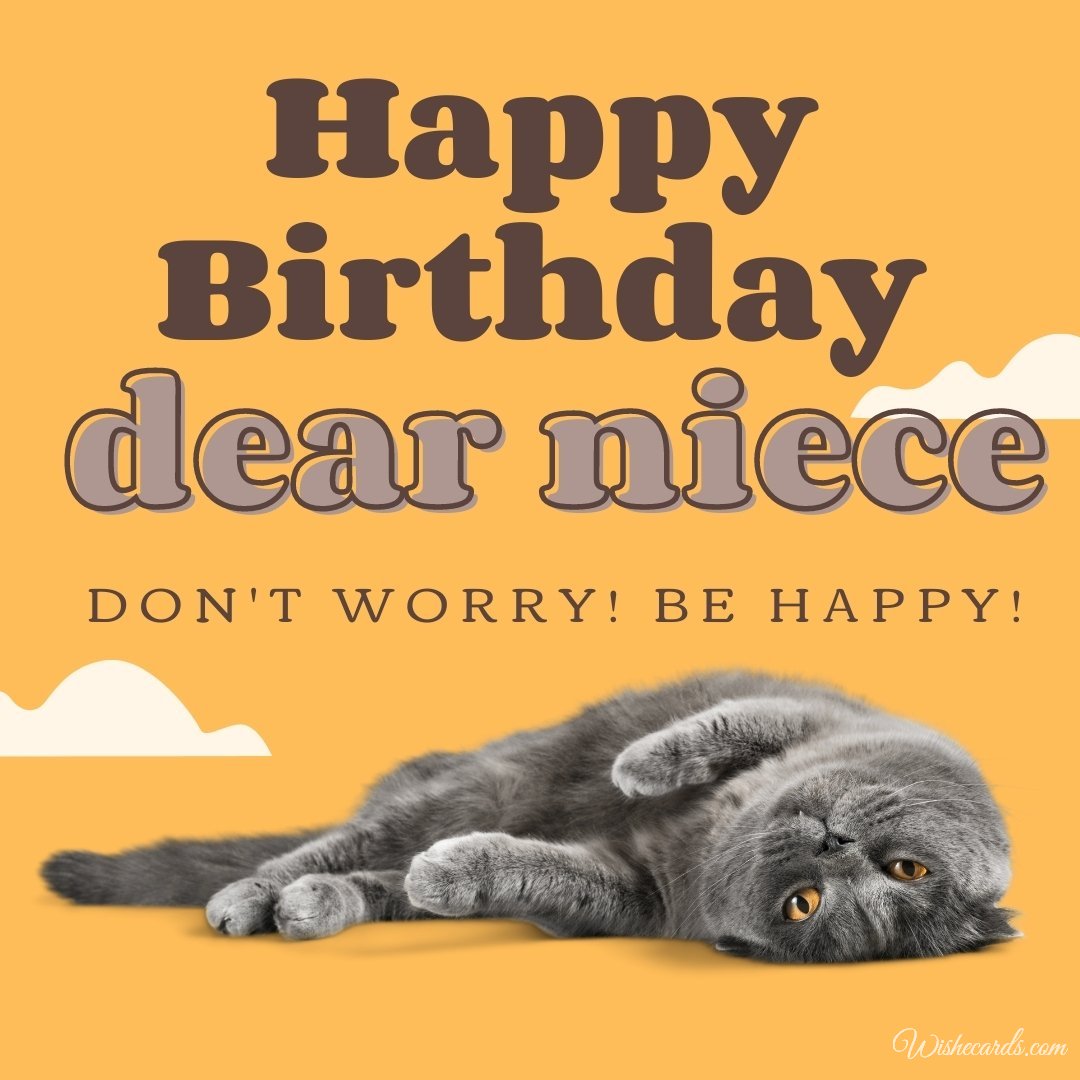 Birthday Wish Ecard For Niece