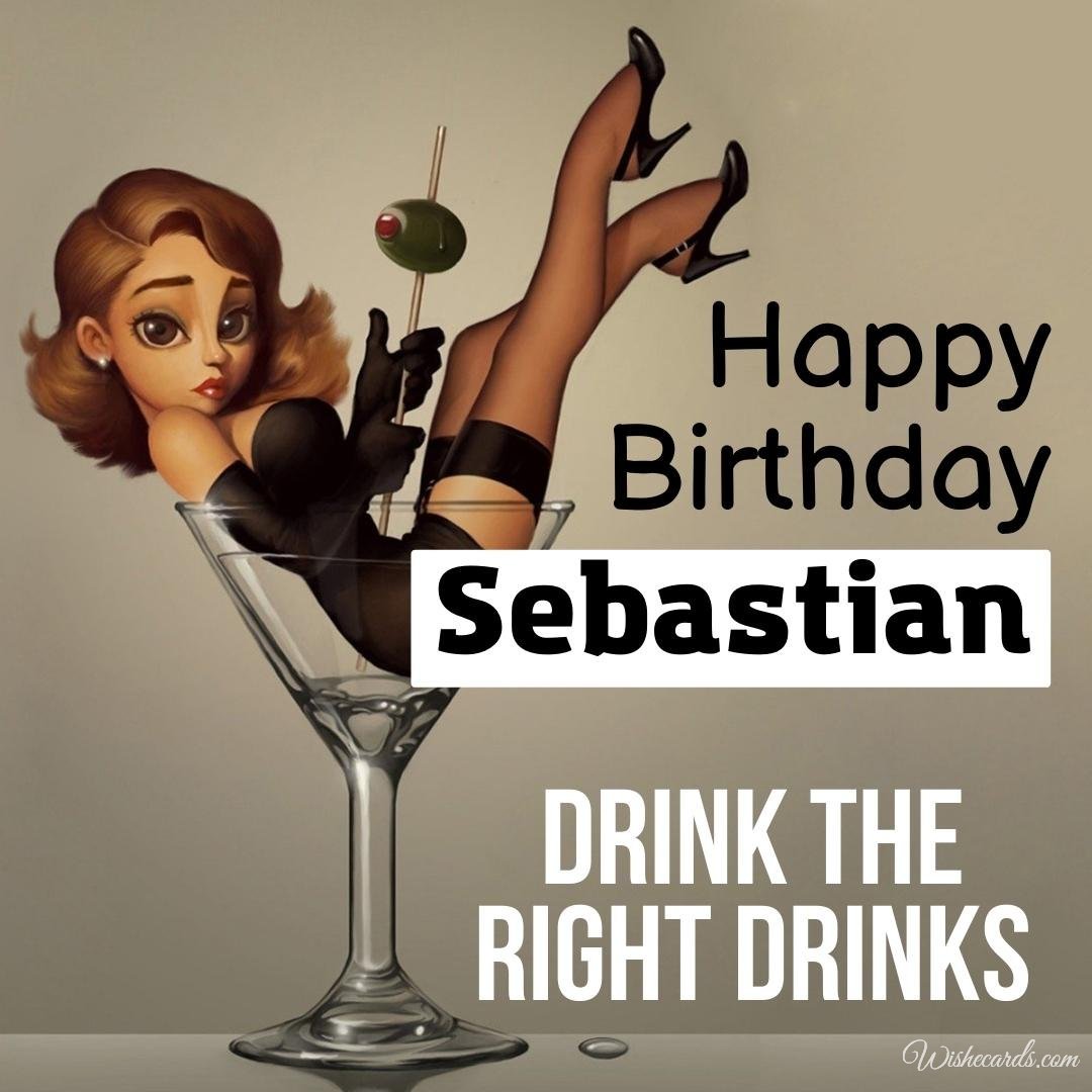 Birthday Wish Ecard For Sebastian