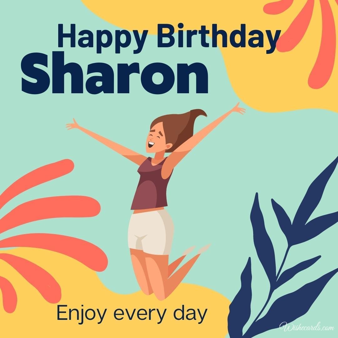 Birthday Wish Ecard For Sharon