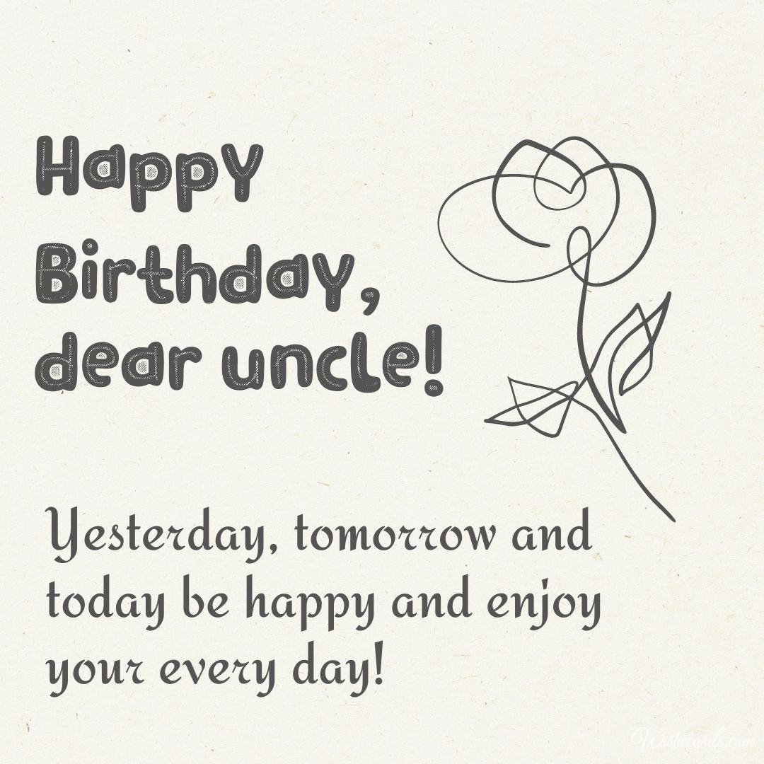 Birthday Wish Ecard For Uncle