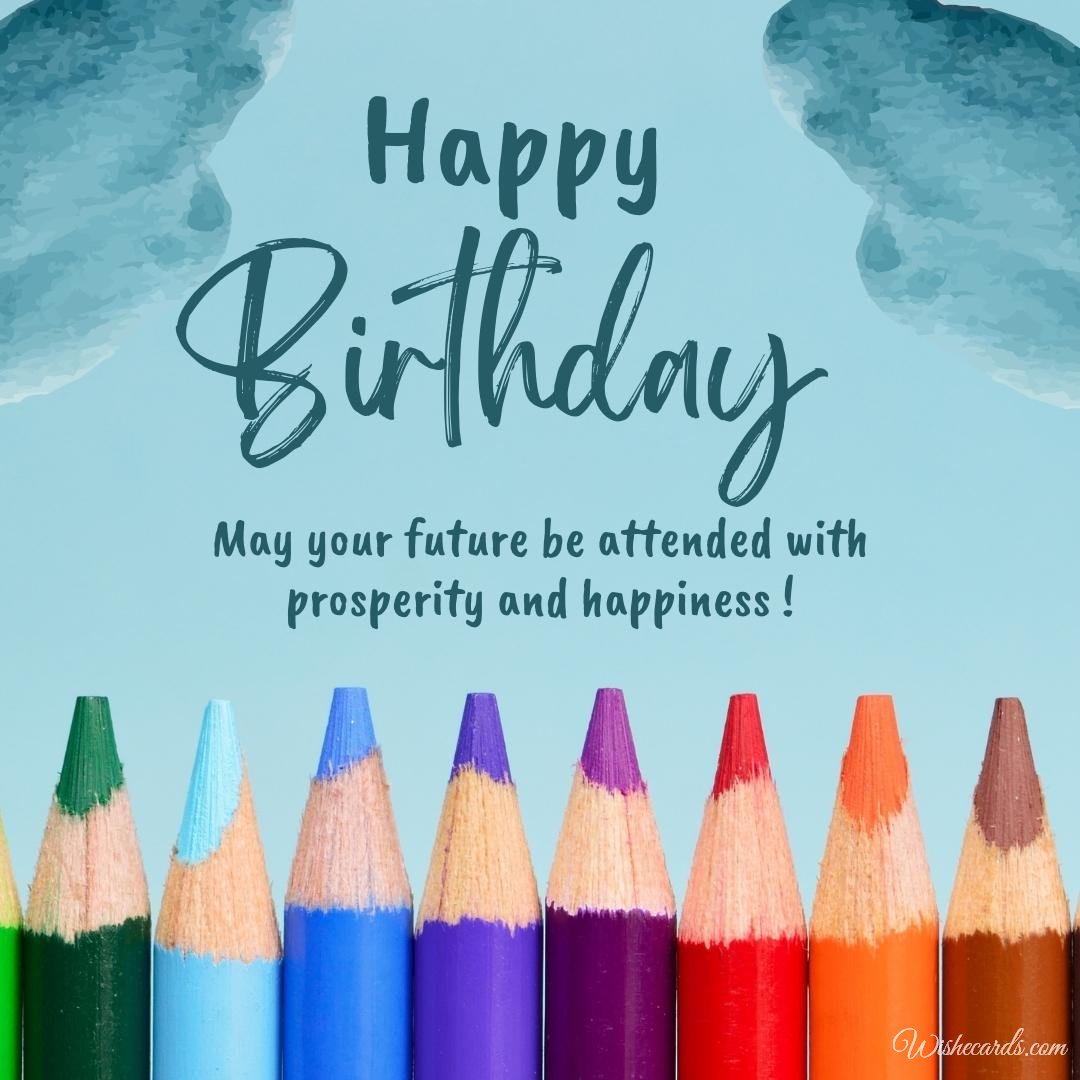 Birthday Wish Ecard To Artist