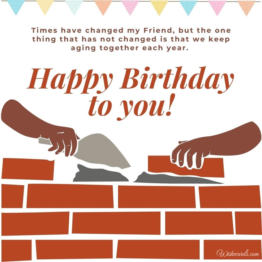 Birthday Wish Ecard to Builder
