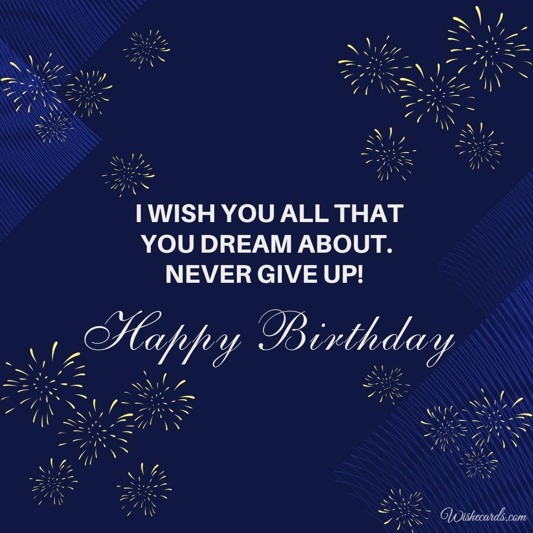 Birthday Wish Ecard To Client