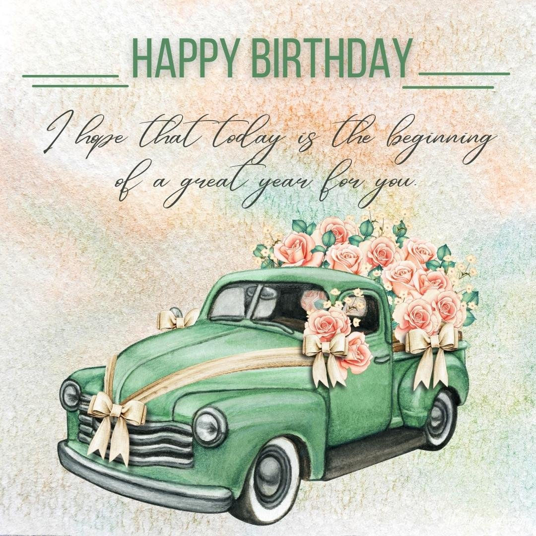Birthday Wish Ecard To Driver