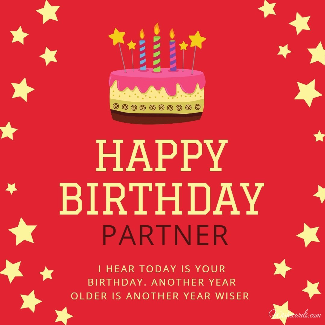 Birthday Wish Ecard To Partner