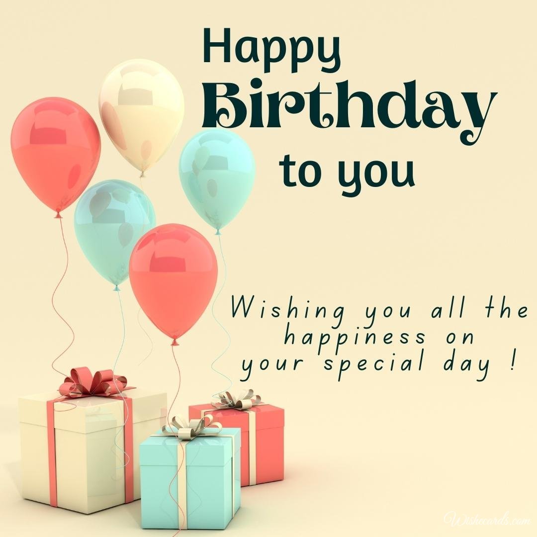 Birthday Wish Ecard with Congratulations