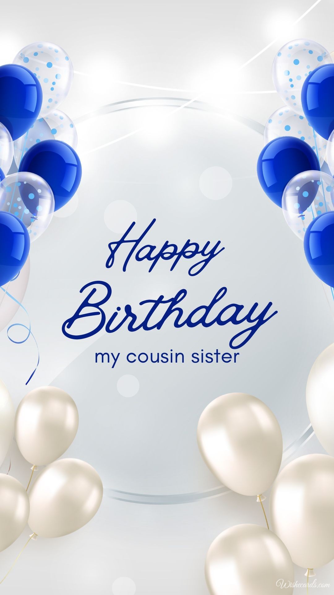 Birthday Wish for Cousin Sister Image