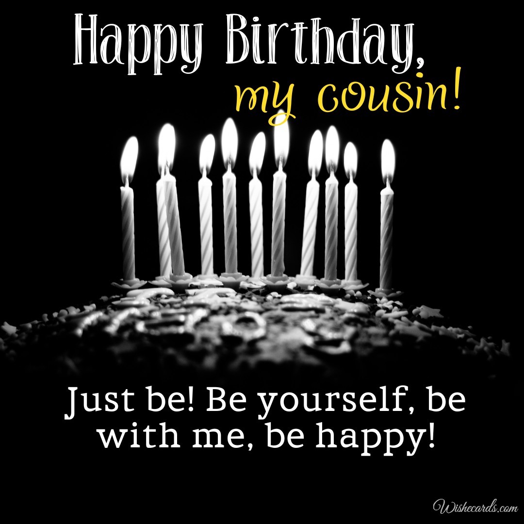 Birthday Wish Image for Cousin Sister