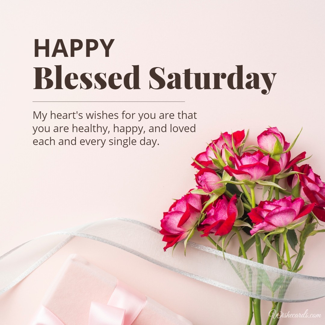 Blessed Saturday Greetings