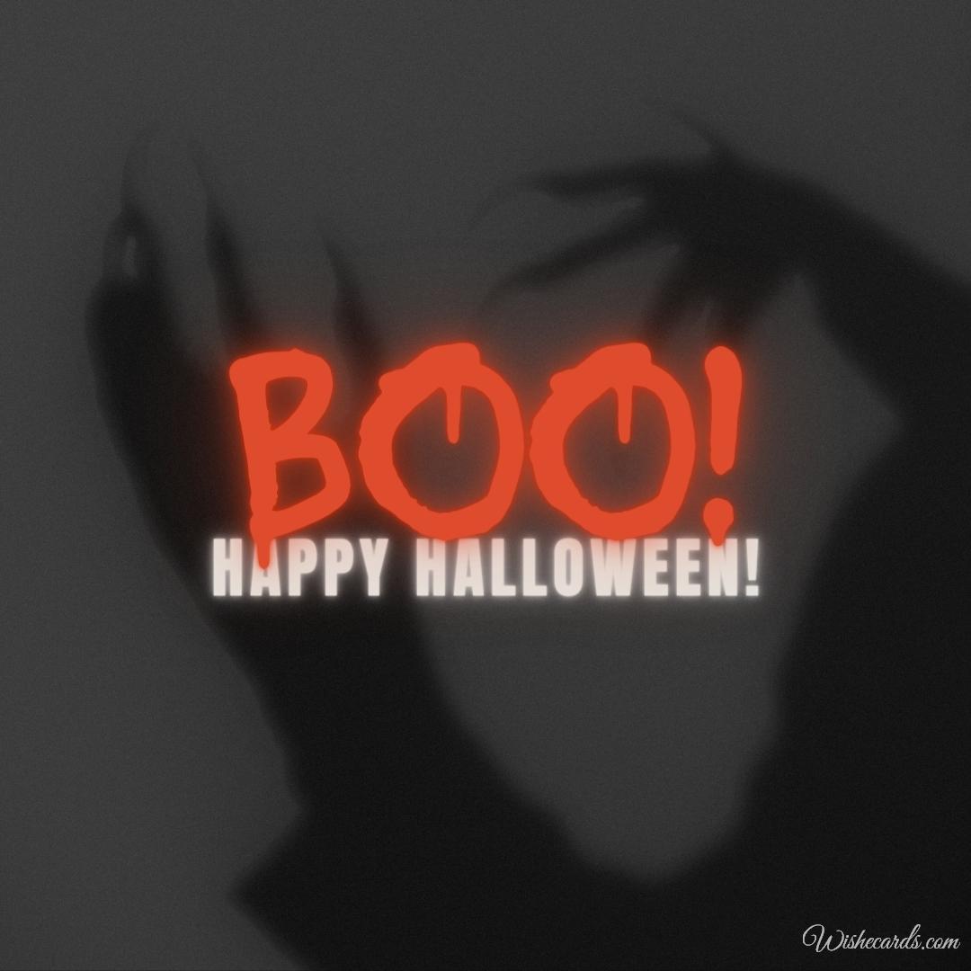 Boo Halloween Card