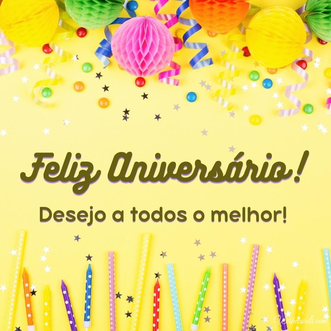 Brazilian Happy Birthday Images and Wish Cards