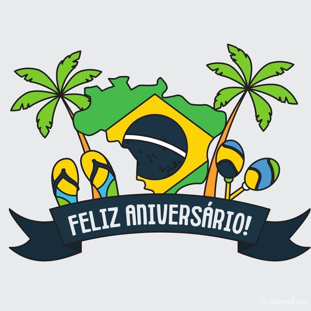 Brazilian Free Birthday Ecard