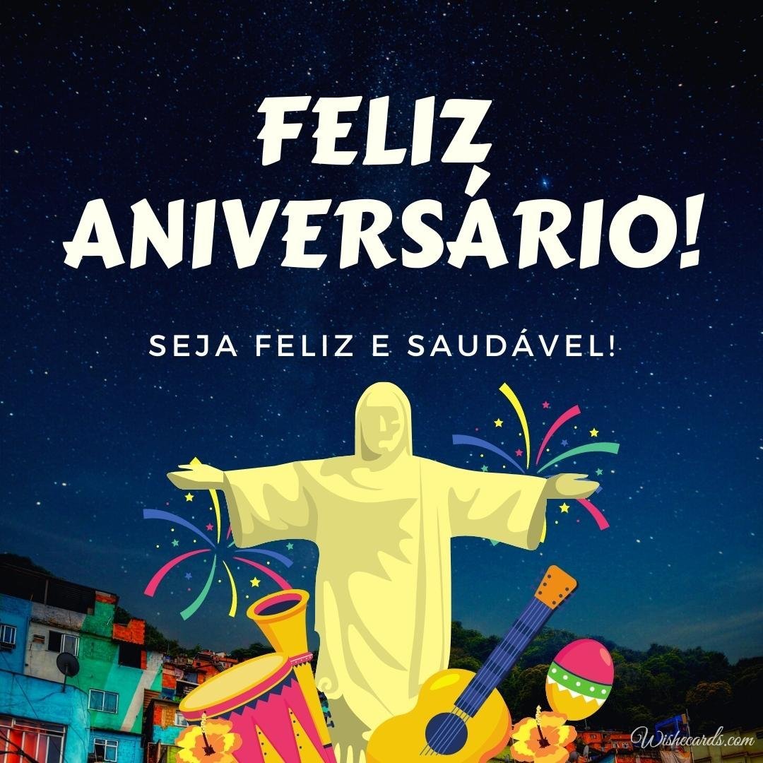 Brazilian Happy Birthday Ecard
