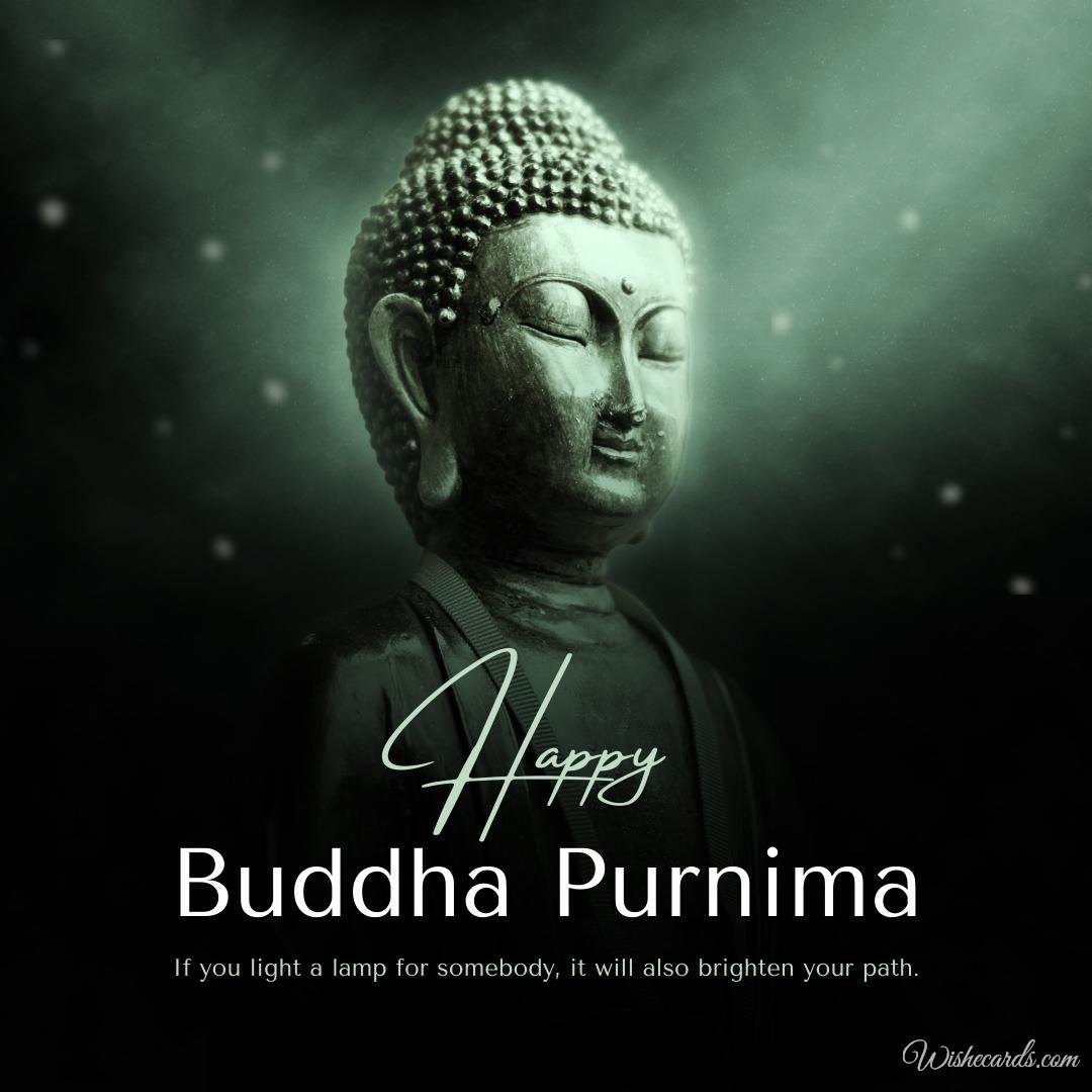 Buddha Purnima Day Card