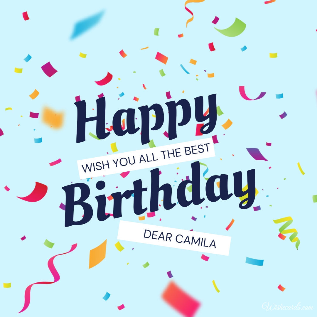Camila Happy Birthday