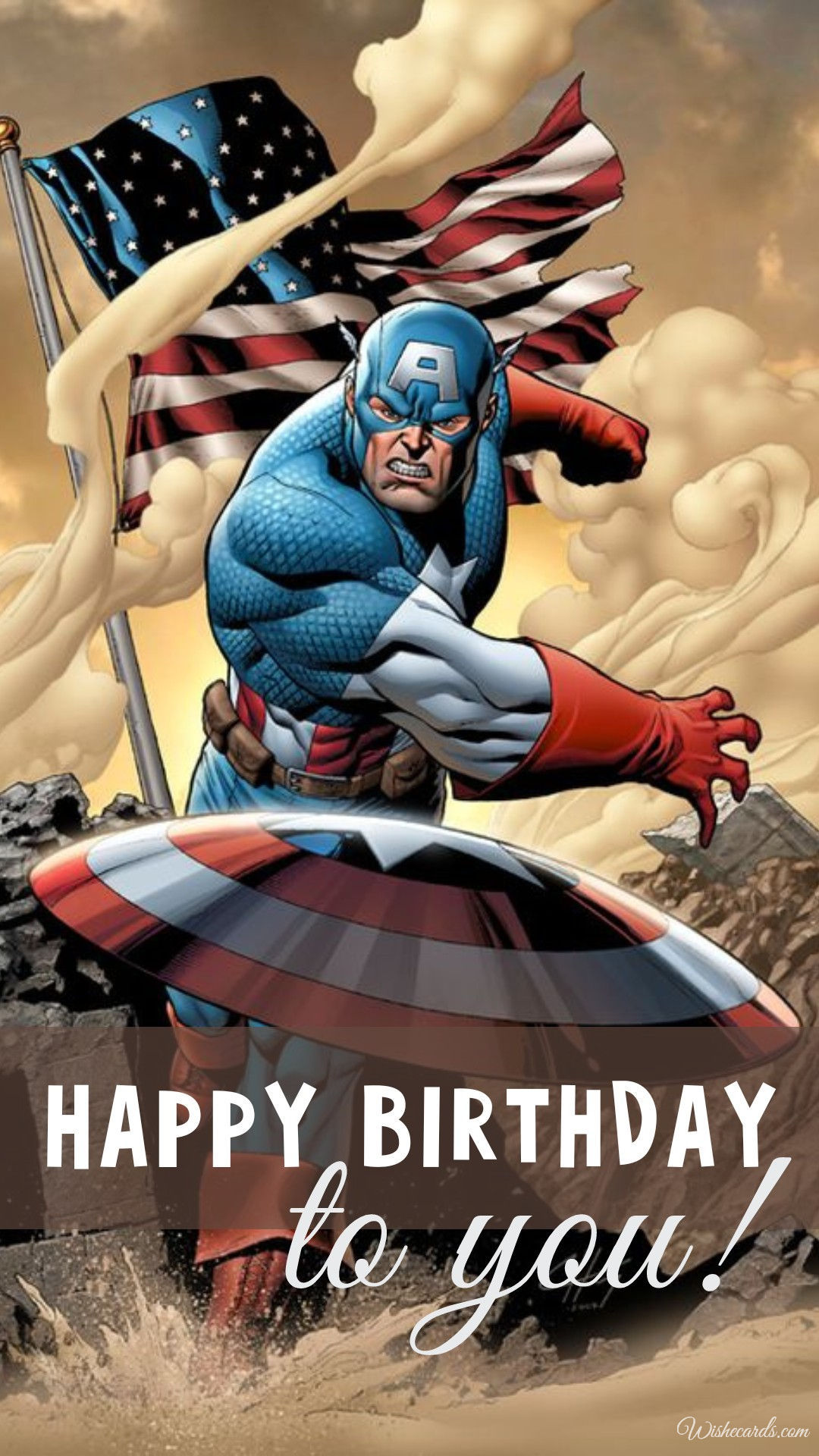 Captain Marvel Happy Birthday