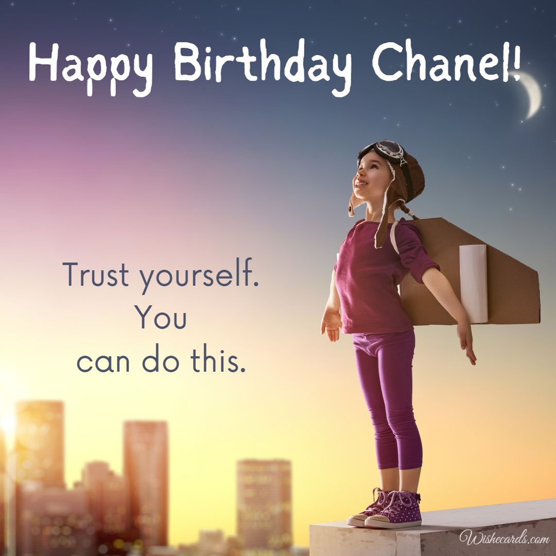 Chanel Happy Birthday Image