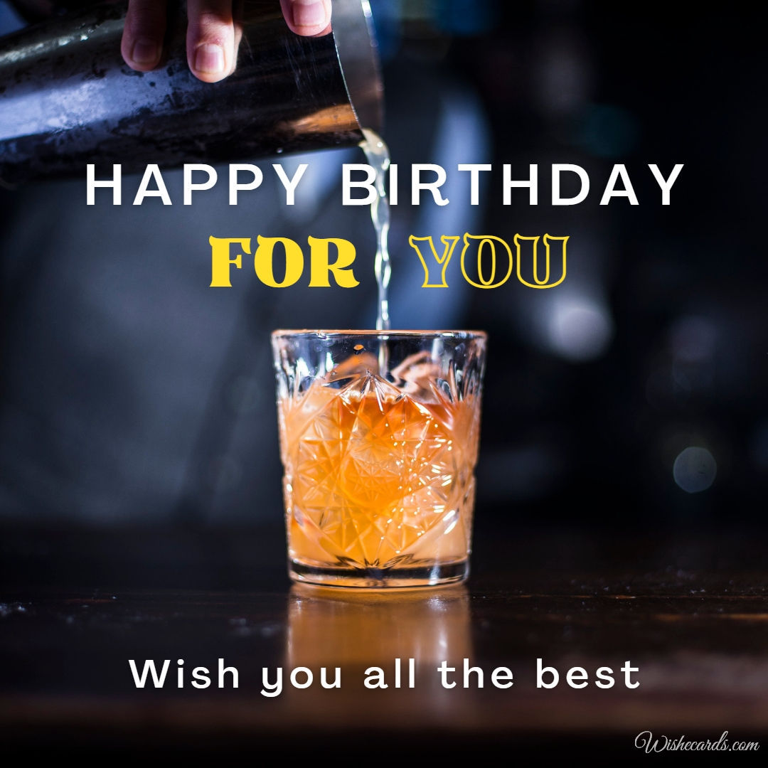 Cocktail Birthday Image