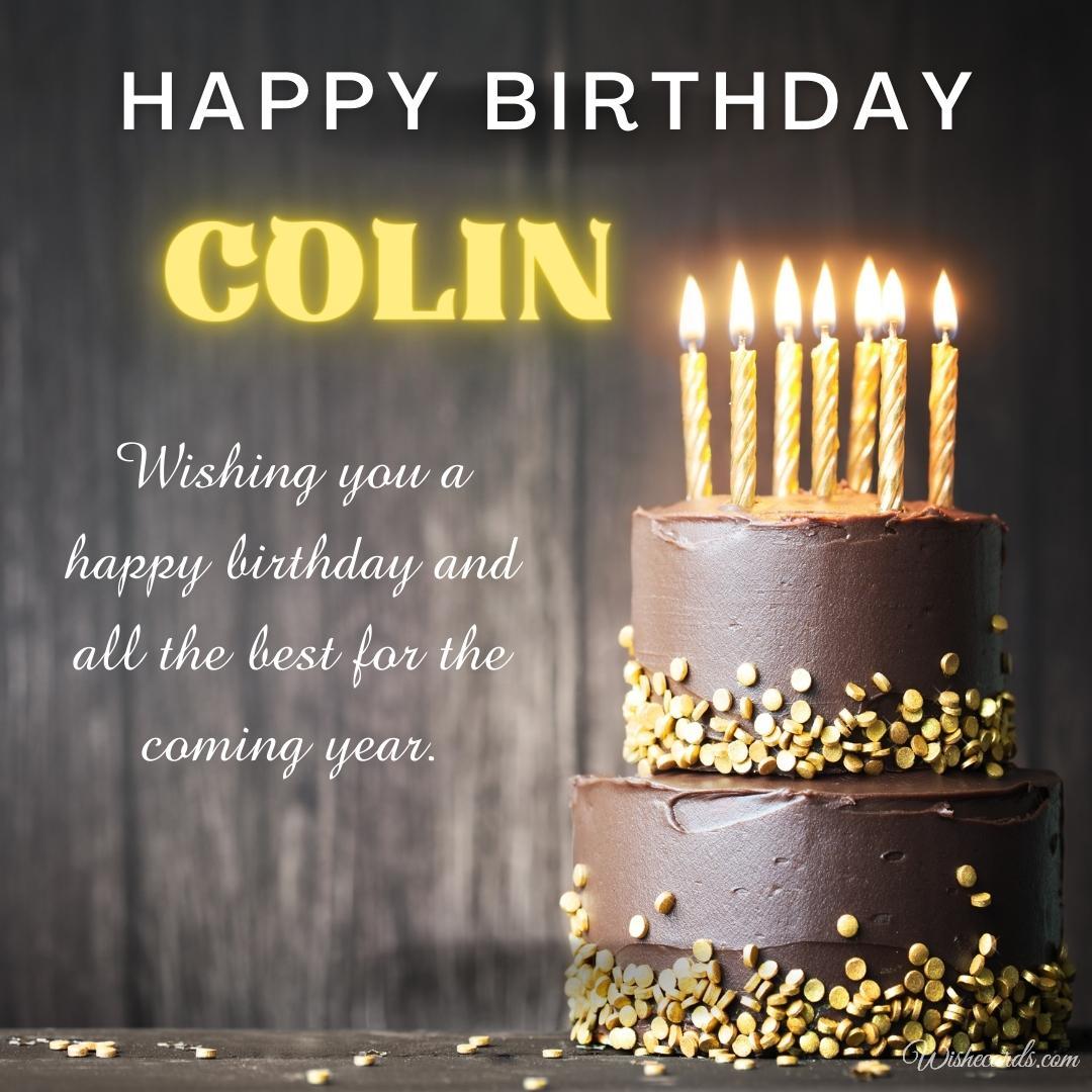 Colin Happy Birthday