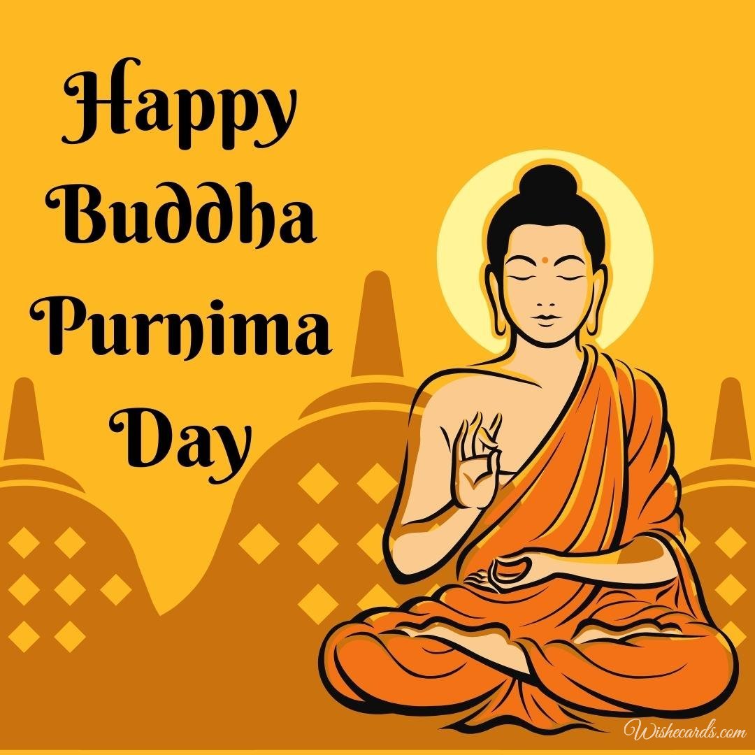 Cool Buddha Purnima Day Ecard