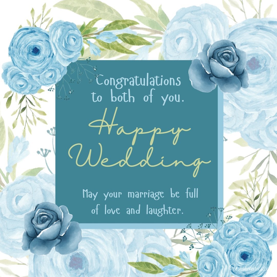 Cool Greeting Wedding Image With Text
